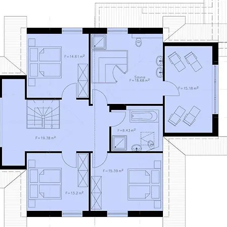 דירה Strandhus - House 1 *